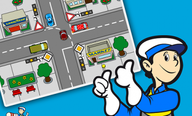 Z brezplačno otroško igrico Goodyear Crossroad Safety do večjega poznavanja prometnih pravil